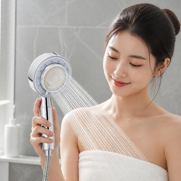 욕실 3단 분사 샤워기헤드 수압상승 살수판 교체 샤워기