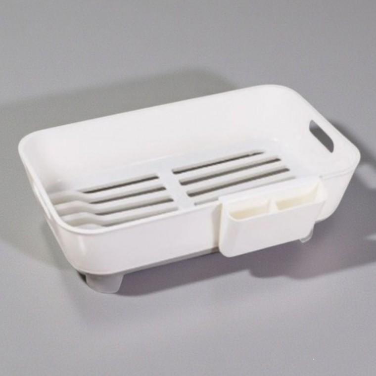 모던 플라스틱 물빠짐 식기건조대 1단 K550
