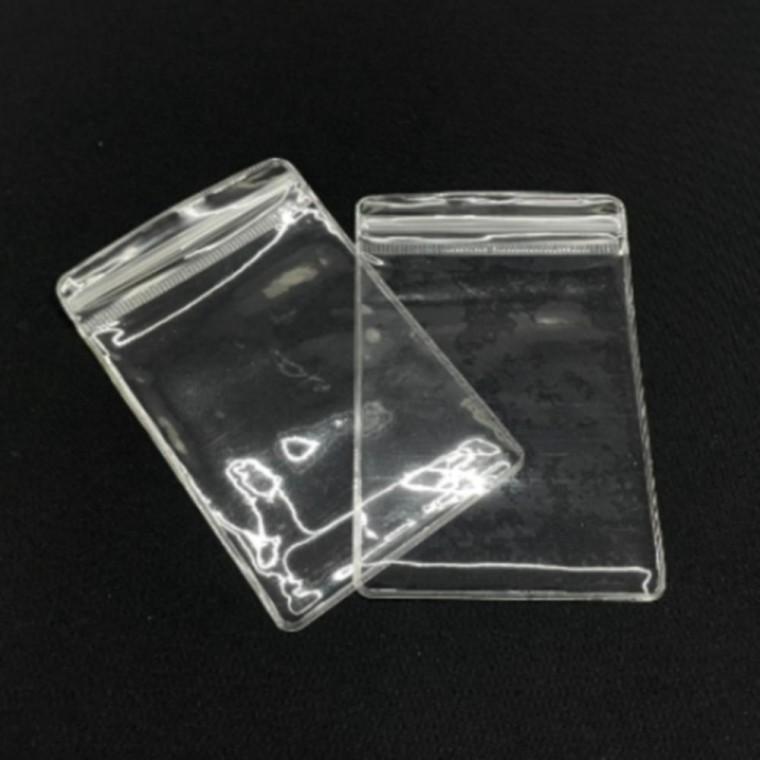 100매 8x12 두꺼운 투명 비닐 지퍼백 PVC 포장 봉투 악세사리 포장 진열 보관 포장지 수납