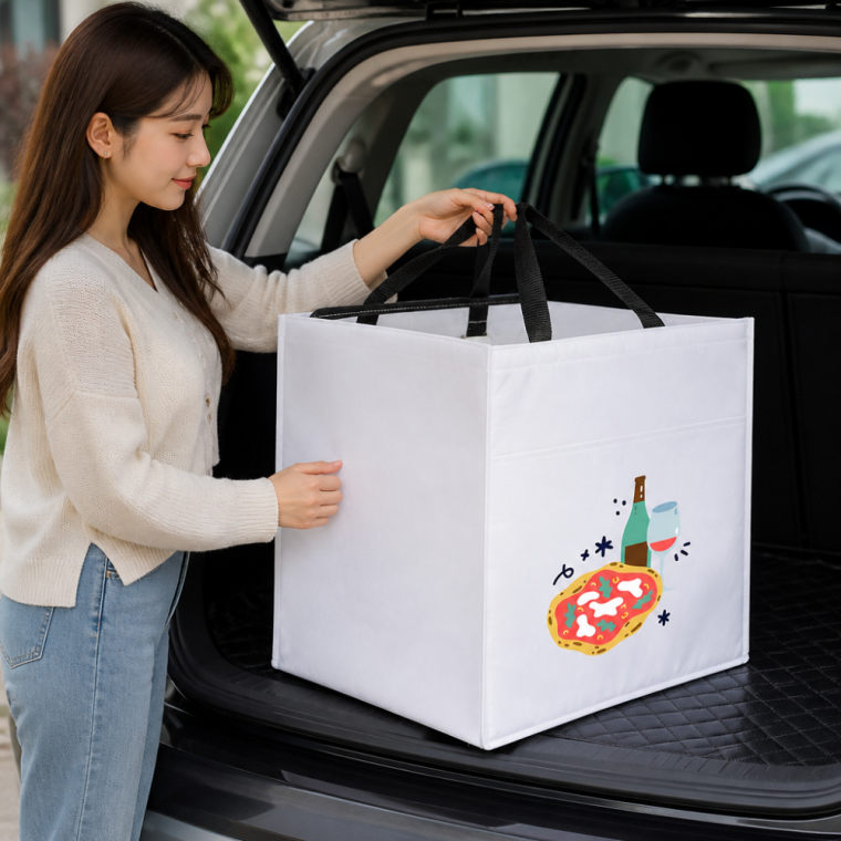 특대형 아이스 보냉백 재사용 가능 쇼핑백