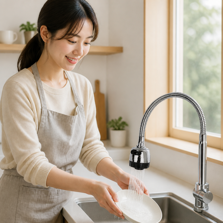 스테인리스 자바라 주방 수전 교체용 코브라 싱크대 수도꼭지 헤드