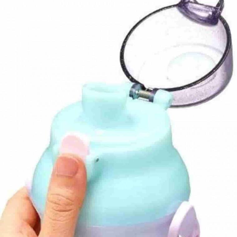 프린세스 원터치 물통 480ml 물담는통 스트랩물통 여행용물통