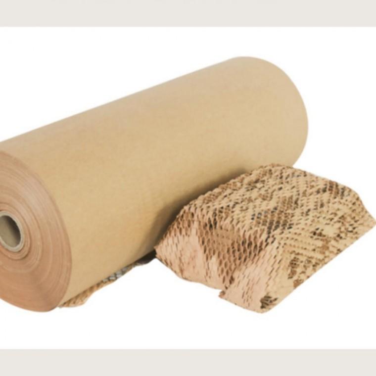 크라프트 종이 포장재 완충재 페이퍼 뽁뽁이 롤 50cm x 30m 택배